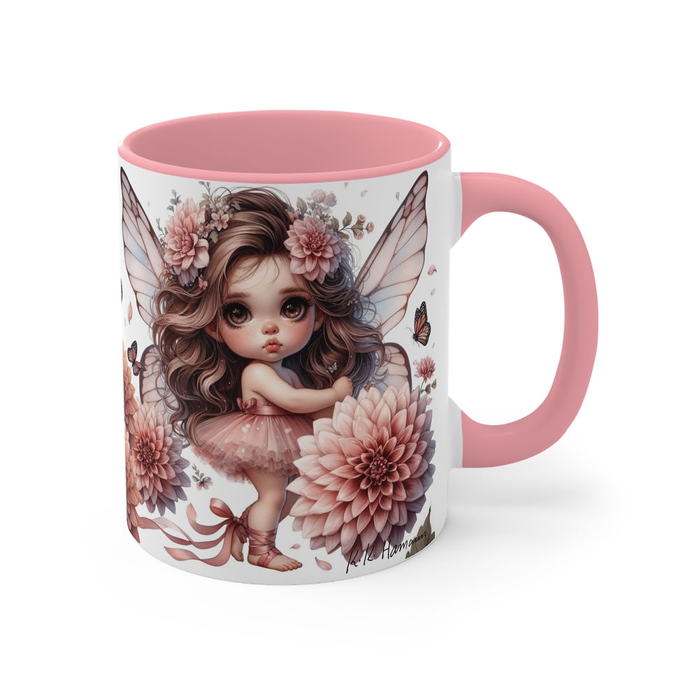 Thumbnail: Dahlia Fairy  "Flower Fairies"  Art Mug 