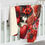 Thumbnail: Pomeranian - "Lady Bugs"  -Sherpa Blanket - Super Soft