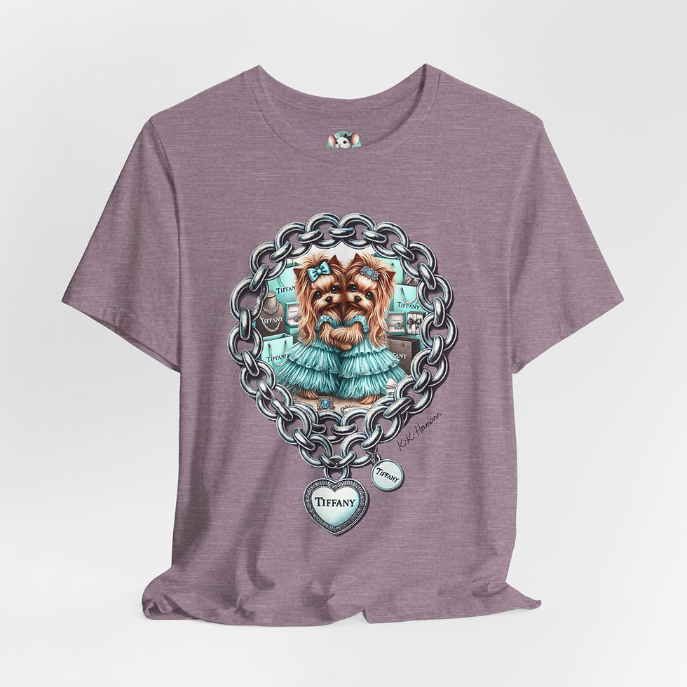 Thumbnail: Yorkie  "Tiffany"  Tshirt (Boyfriend Cut)