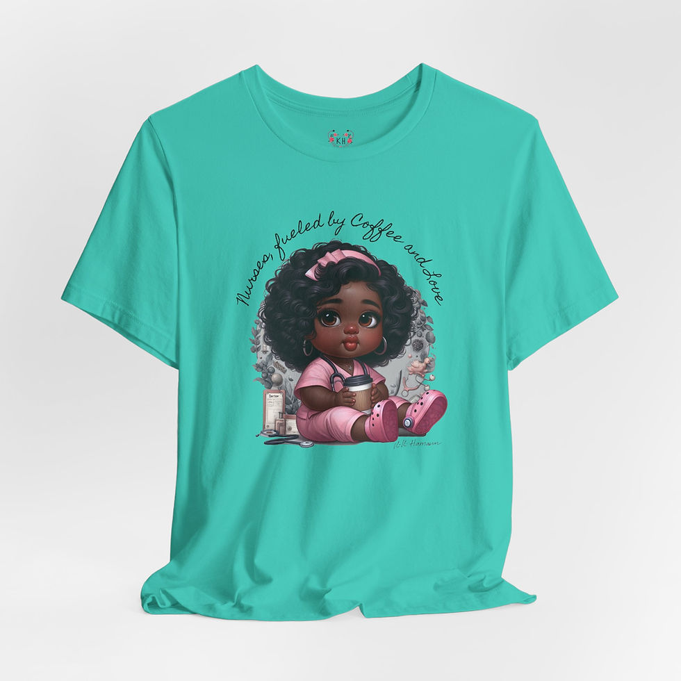 Thumbnail: Nurse Gloria "Coffee and Love" Tshirt (Boyfriend Cut)