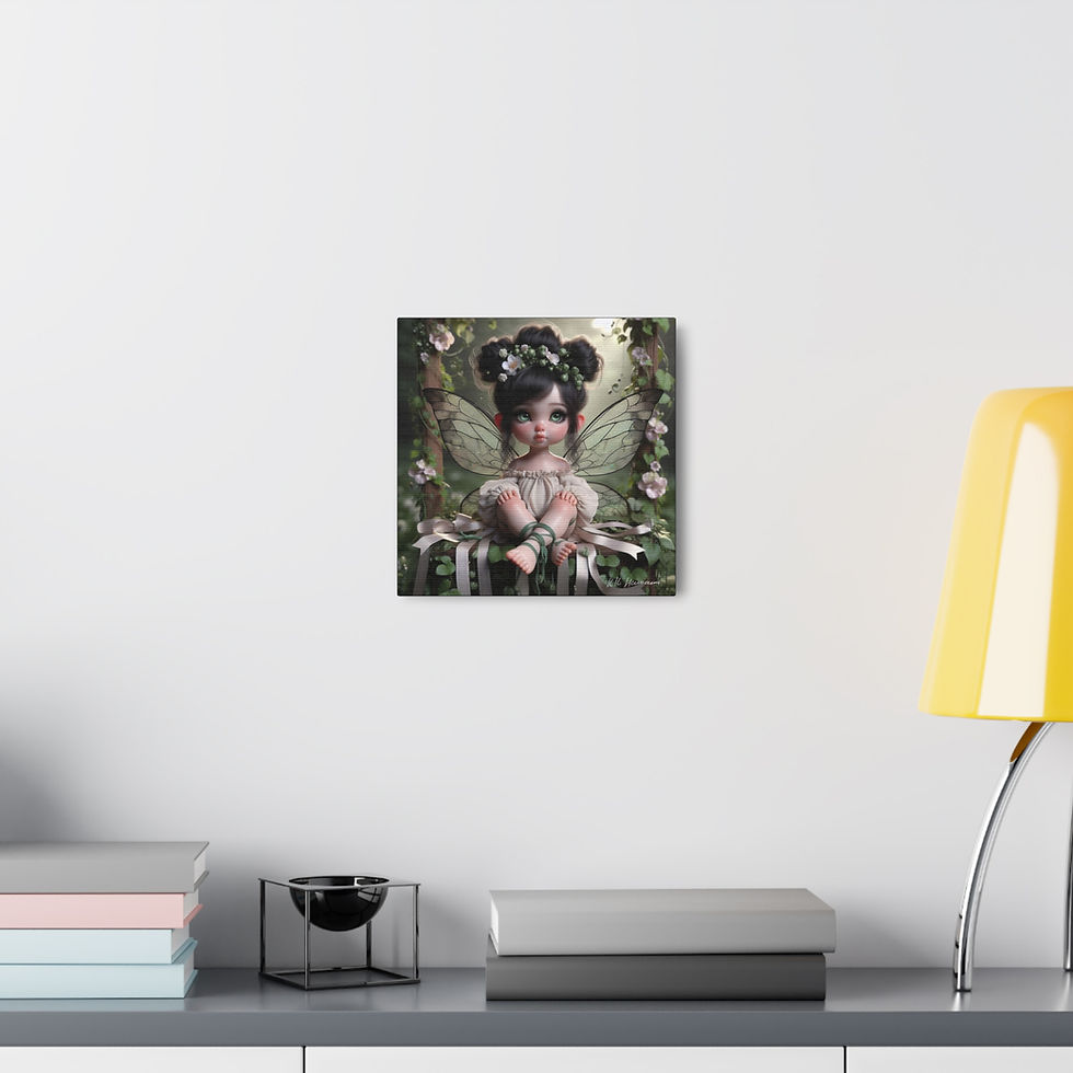 Thumbnail: Sweetpea 1 - Canvas Print - Gallery Style -  Flower Fairies