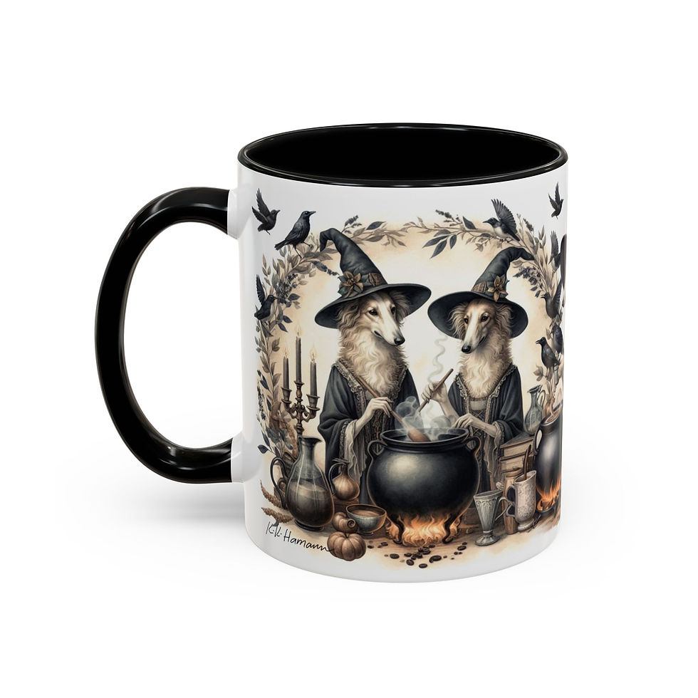 Thumbnail: Borzoi "Apothecary" - Accent Coffee Mug 11 oz