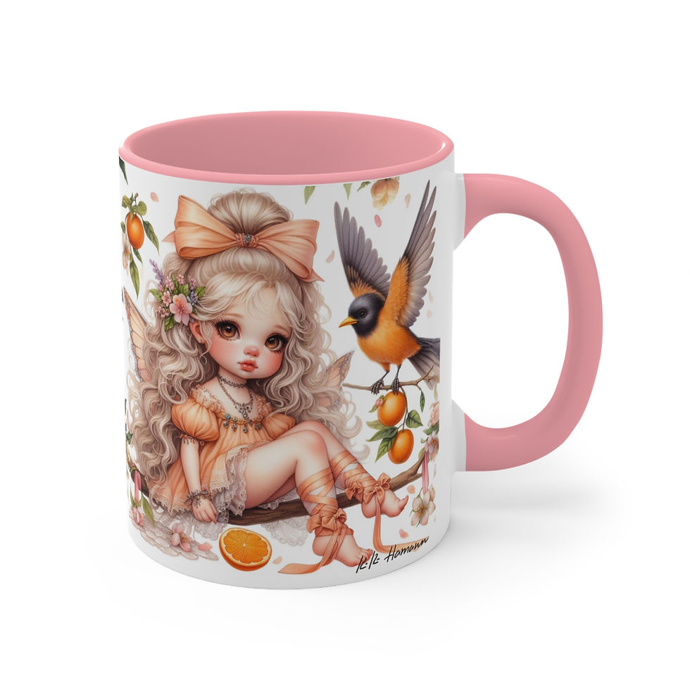 Thumbnail: Oriole Fairy   "Birdies and Fairies "  Art Mug 