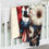 Thumbnail: Poodle (Standard) "Independence Day Puppy Elves" Sherpa Blanket
