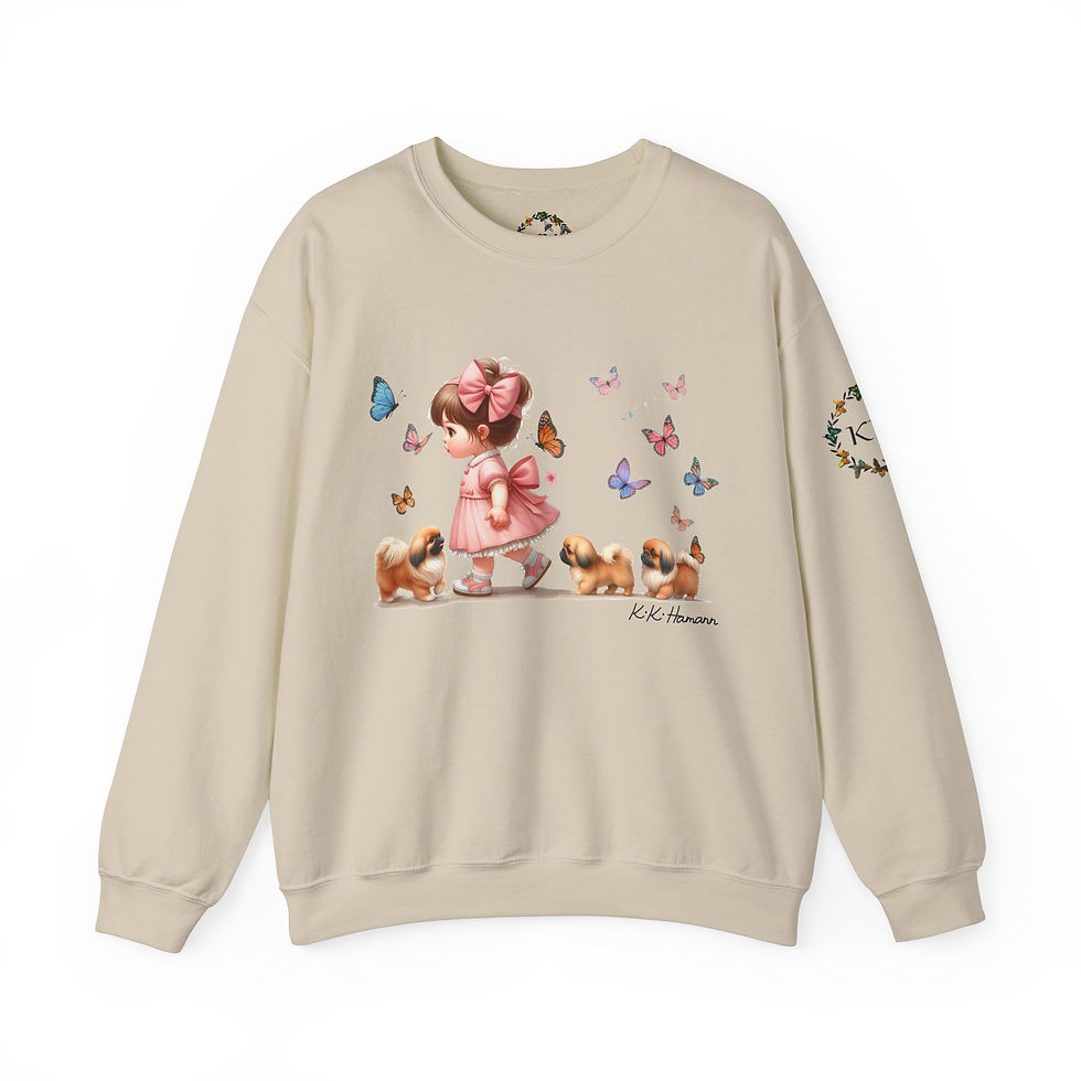 Thumbnail: Pekingese Heavy Blend™ Crewneck Sweatshirt - Inner Child