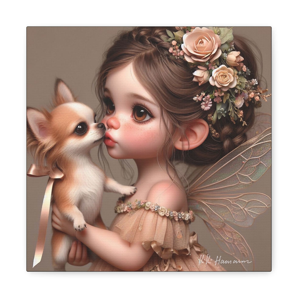 Thumbnail: Chihuahua 6 - Canvas Print - Gallery Style -  Fairy Tails