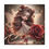 Thumbnail: Rose Red 1  - Canvas Print - Gallery Style -  Flower Fairies
