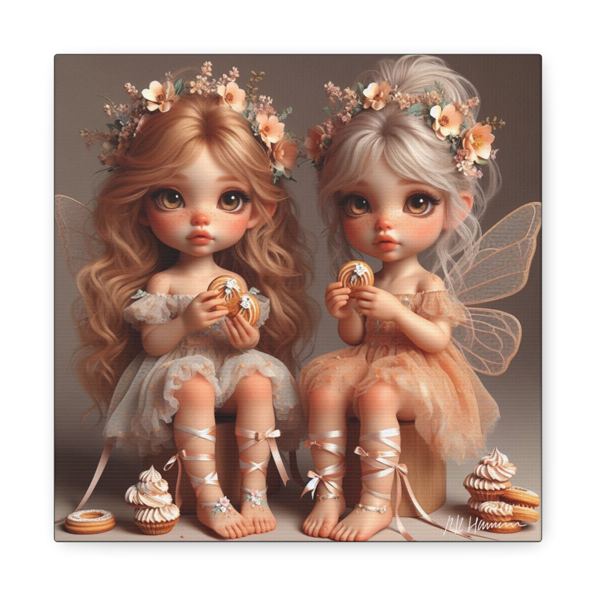 Cookie Gossipers - Canvas Print - Gallery Style -  Fairyland  
