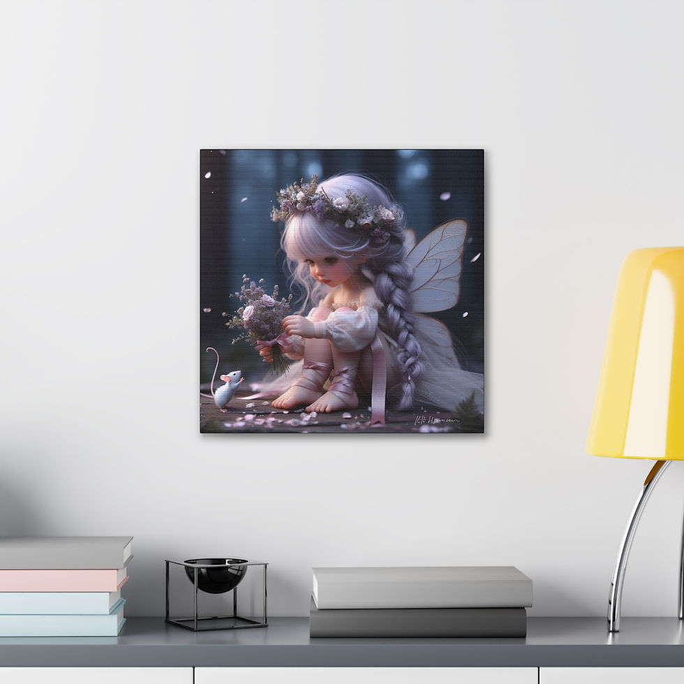 Thumbnail: Lilac 1 Canvas Print - Gallery Style -  Fairyland  
