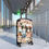 Thumbnail: Japanese Chin "Tourists" Hard Shell Suitcase with Florals, 3 sizes