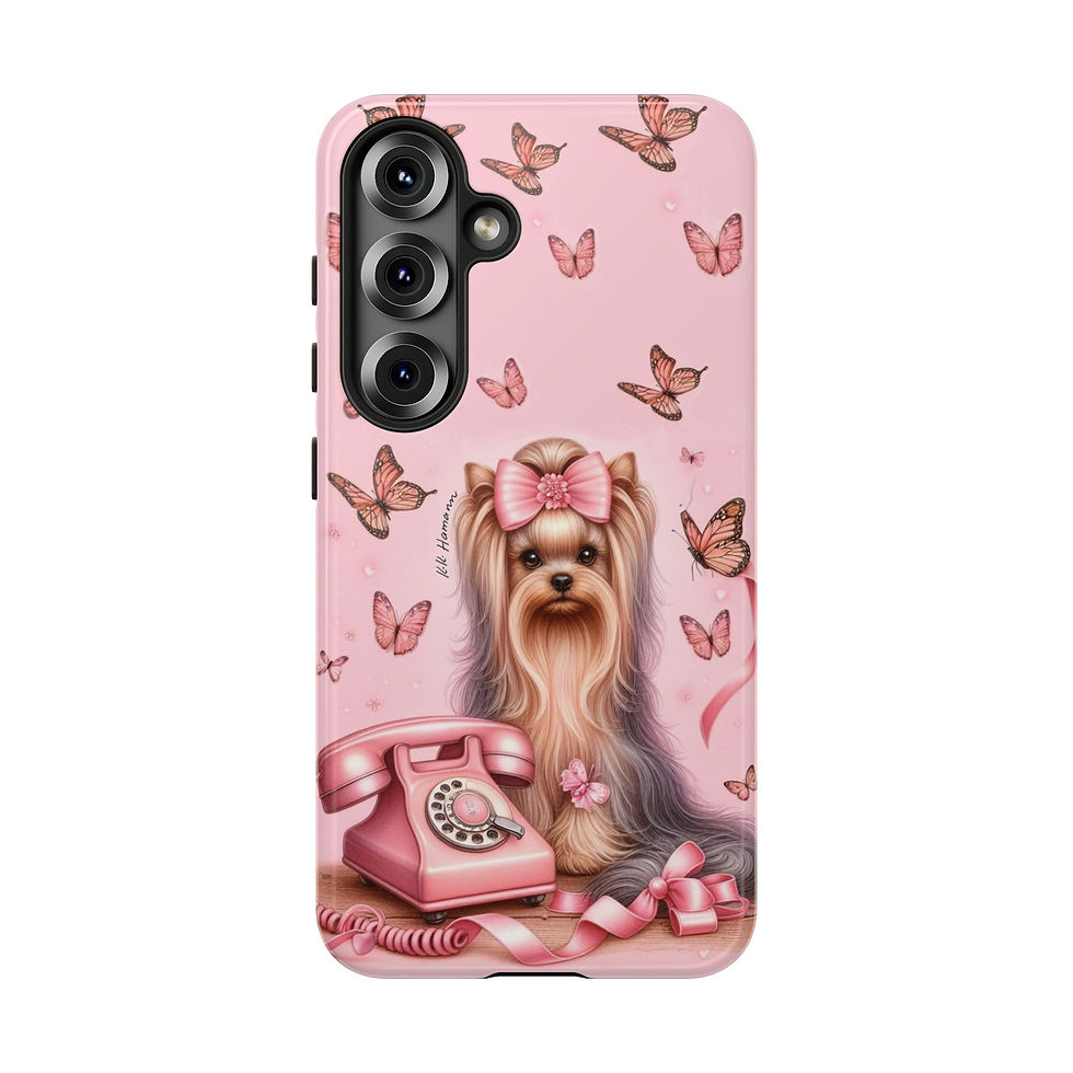 Thumbnail: Samsung Yorkie Pink Phone Tough Cases