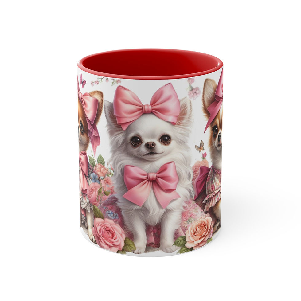 Thumbnail: Chihuahua "Spring Time"  Art Mug