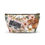 Thumbnail: Yorkie "Tourists" Accessory Pouch with Floral Print | Perfect for Pet Lovers
