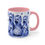 Thumbnail: Yorkie French Style  "Blue Toile de Jouy "  Art Mug