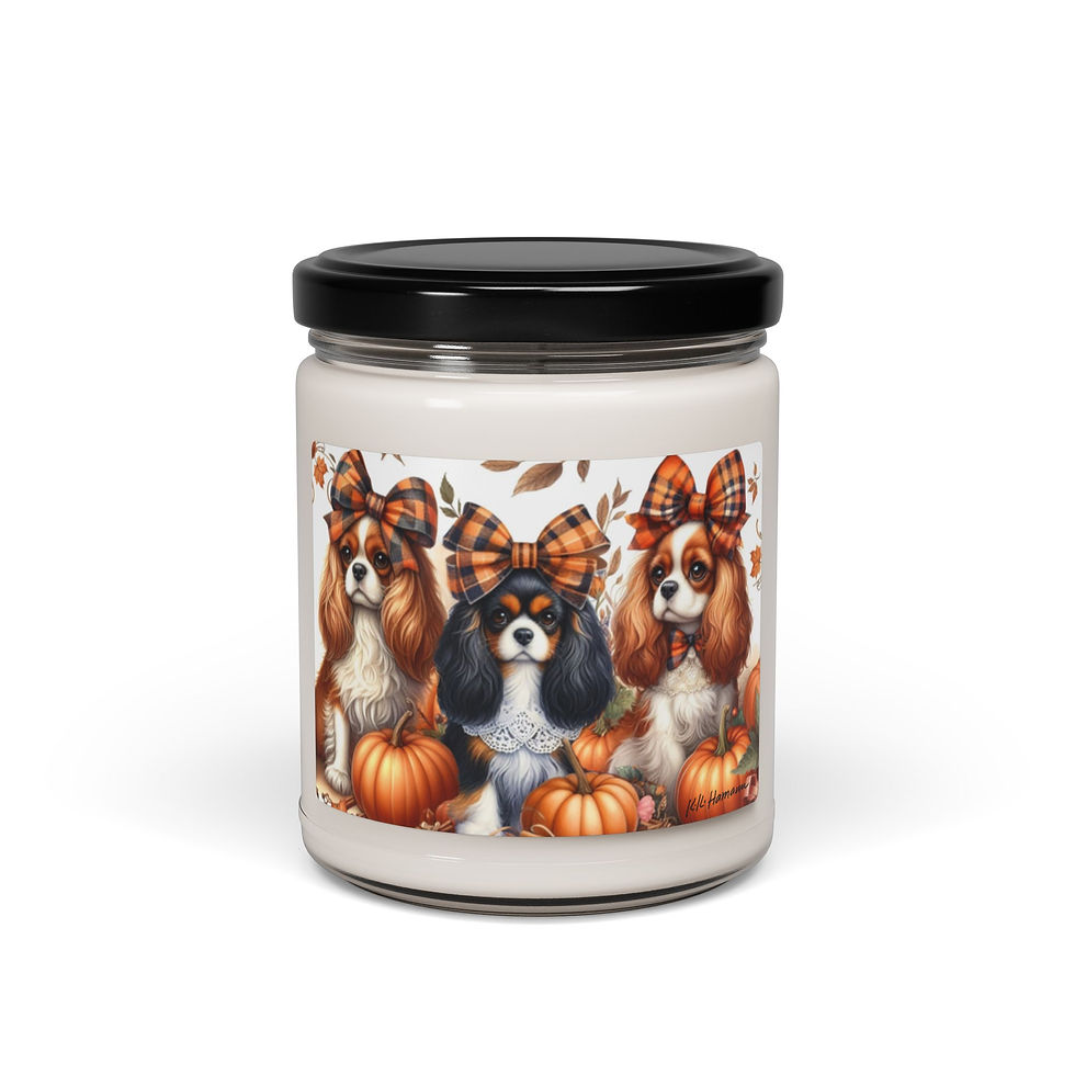 Thumbnail: Fall Cavaliers - Scented Soy Candle, 9oz - 9 Scents to chose from!