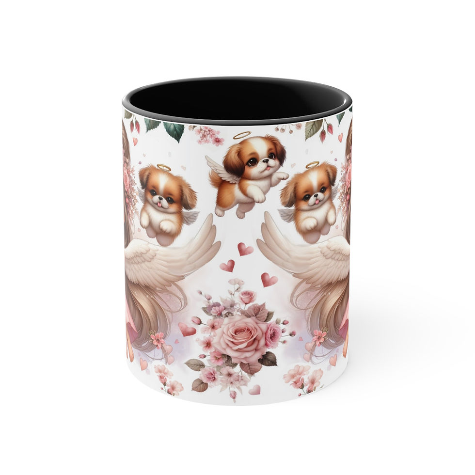 Thumbnail: Pekingese "Cupid Affair"  Art Mug 
