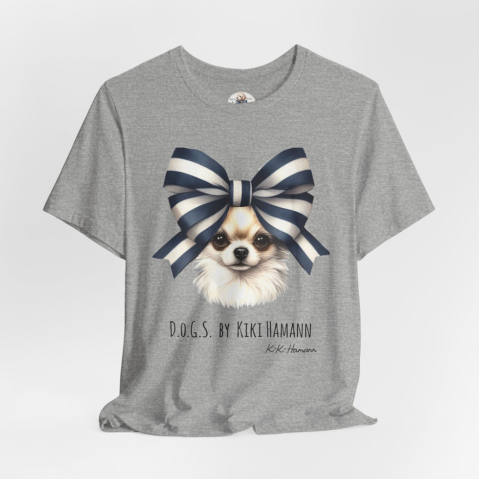 Thumbnail: Chihuahua  "Bows"  Tshirt (Boyfriend Cut)