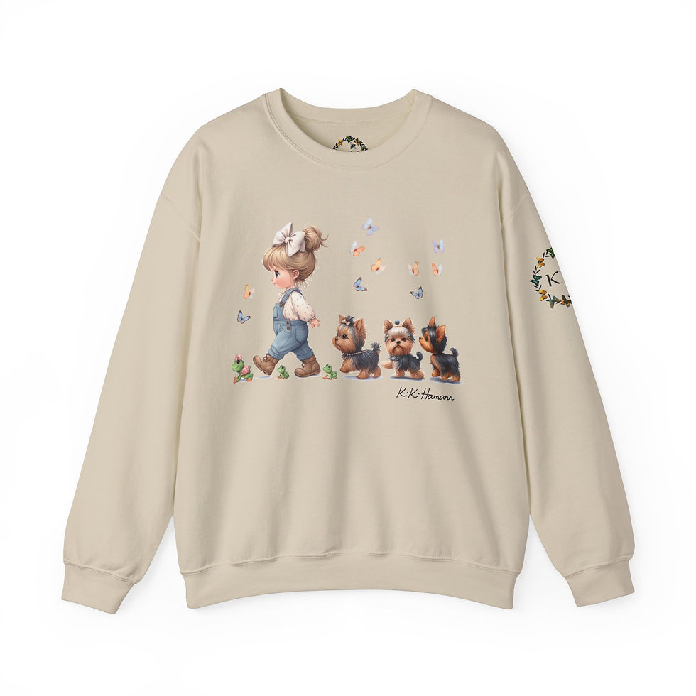Thumbnail: Yorkies Heavy Blend™ Crewneck Sweatshirt - Inner Child