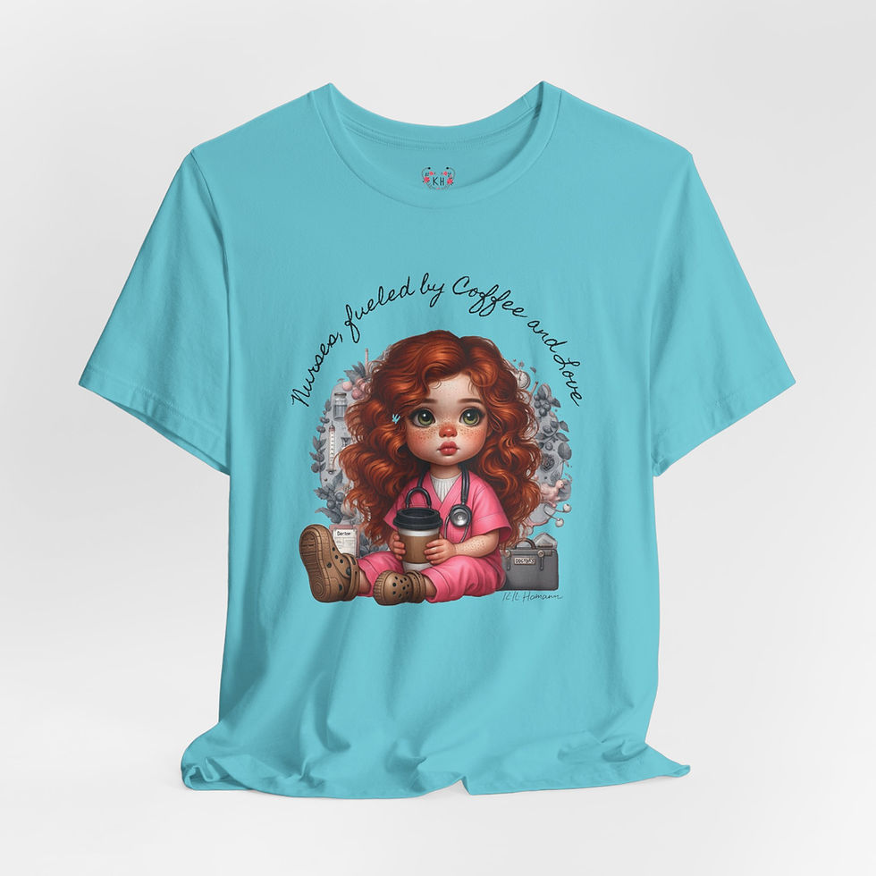 Thumbnail: Nurse Brigid "Coffee and Love" Tshirt (Boyfriend Cut)