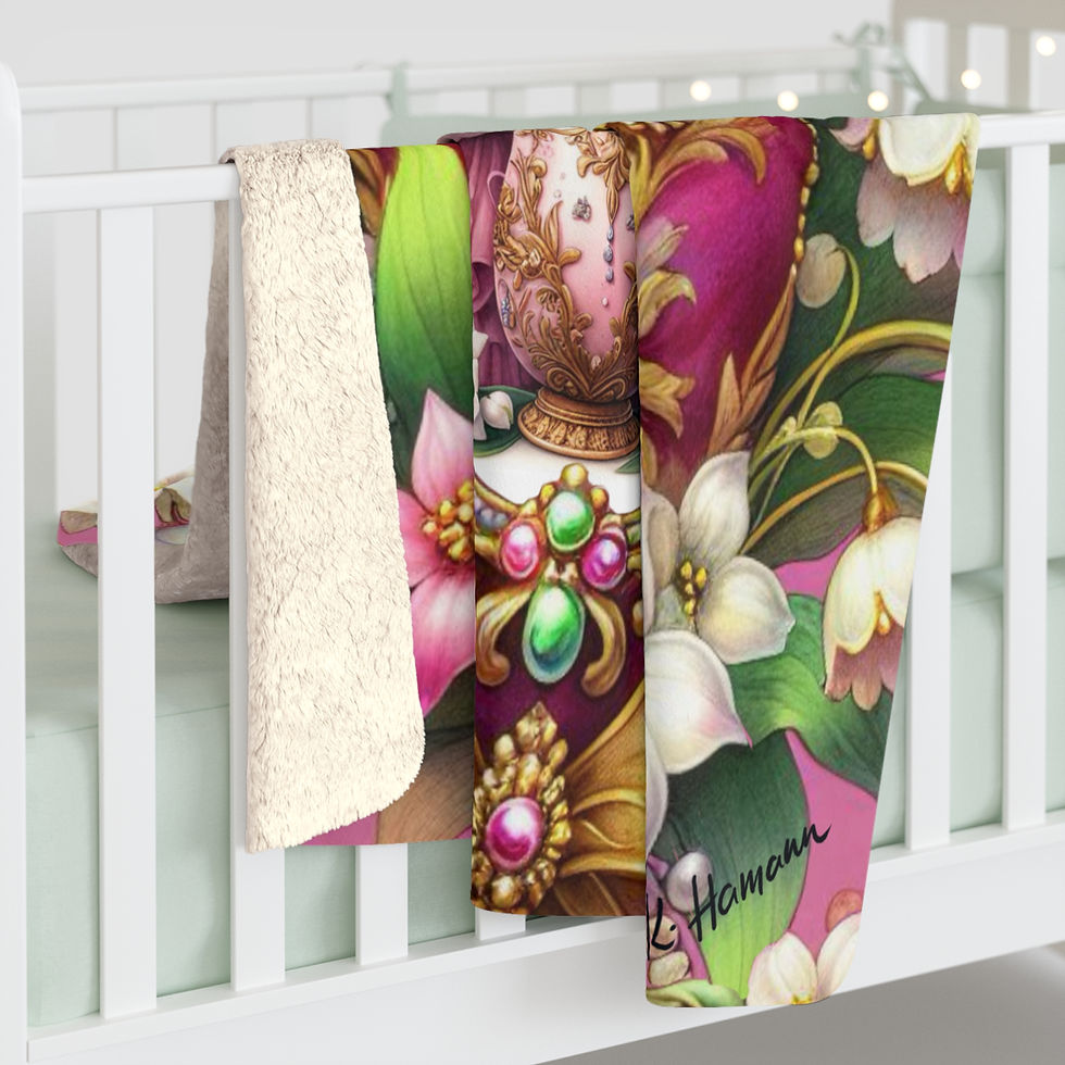 Thumbnail: Frenchie / French Bulldog -  Lily"  -Sherpa Blanket 