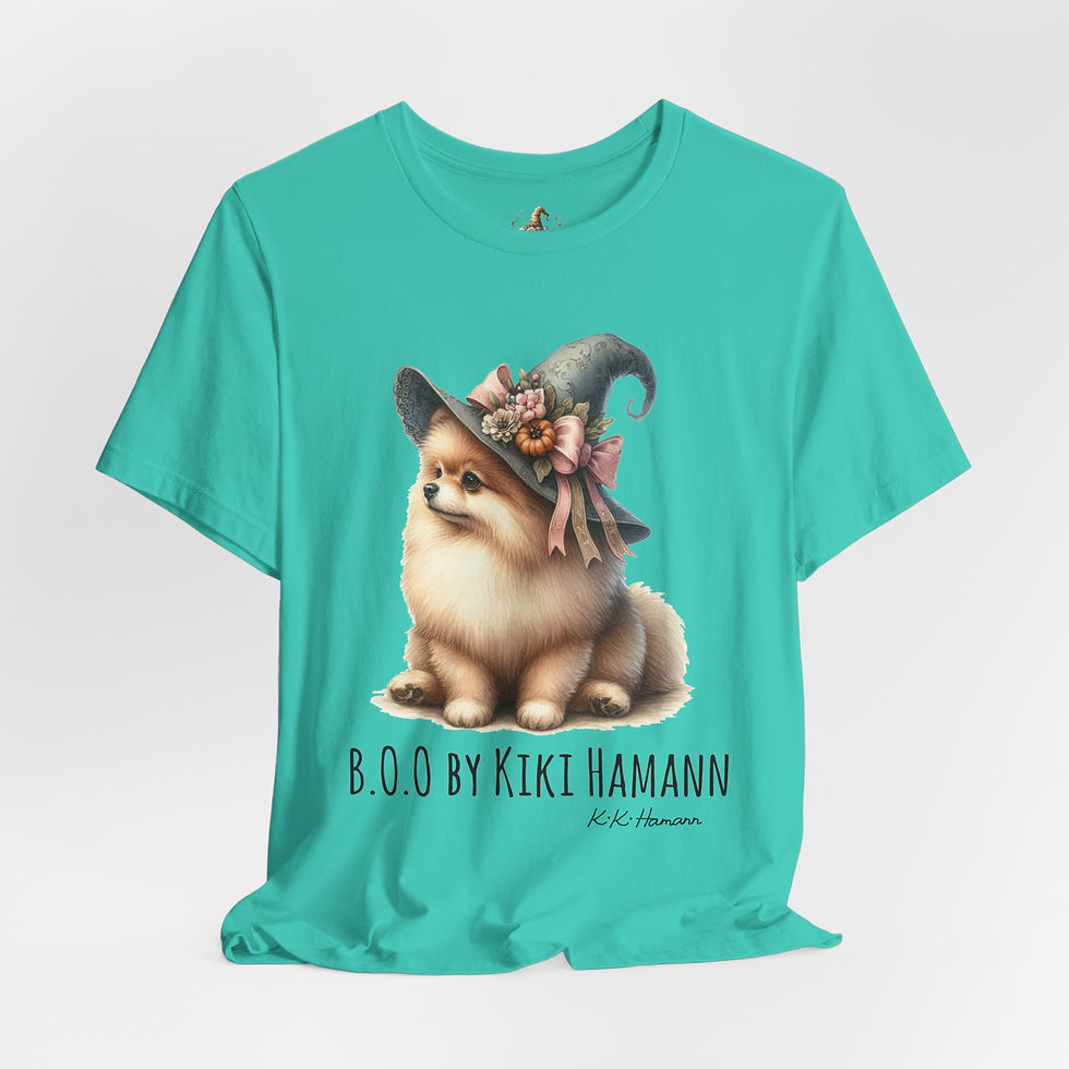 Thumbnail: Pomeranian "Boo"  Tshirt (Boyfriend Cut)
