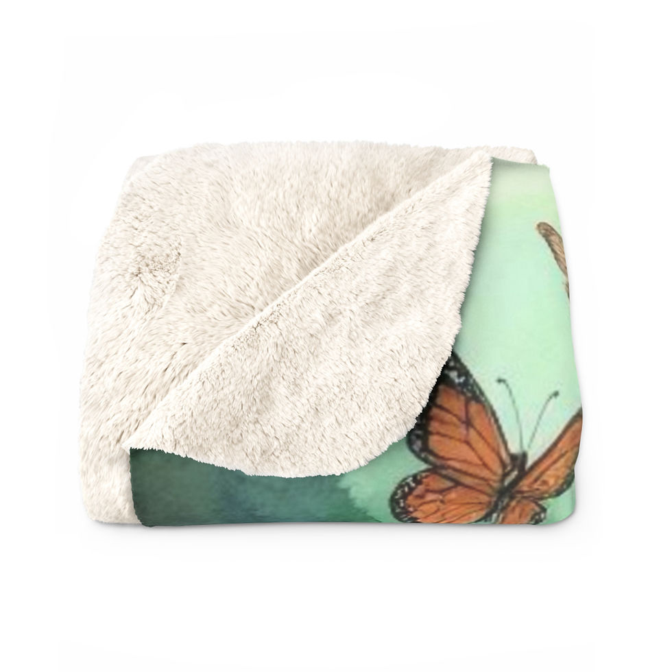 Thumbnail: Pomeranian "Wonderland" - Special Edition- Sherpa Blanket 