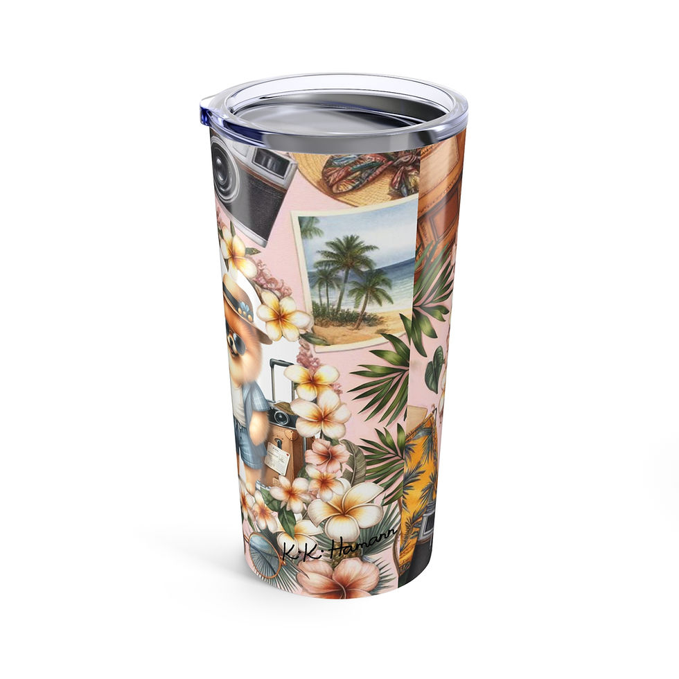 Thumbnail: Pomeranian "Tourists"  - Tumbler 20oz
