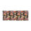 Thumbnail: Yorkie Lightweight Scarf "Black Foral",  Semi Translucent