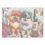 Thumbnail: Pomeranians in Vineyards (Merle and Red) -  Cutting Board (glass) 