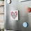 Thumbnail: Maltese Letter Heart -  2" Porcelain Magnet, Square