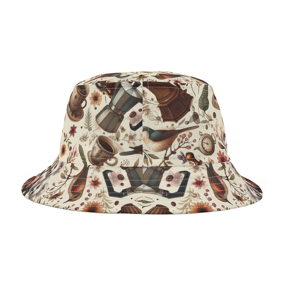 Thumbnail: Malteses-  "More Coffee please" Bucket Hat 