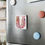 Thumbnail: Yorkie Letter U -  2" Porcelain Magnet, Square