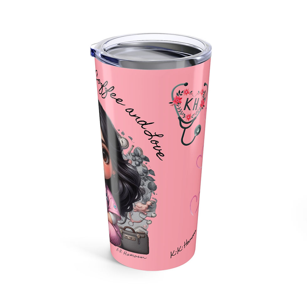 Thumbnail: Nurse Jade "Moved by Coffee and Love" - Tumbler 20oz