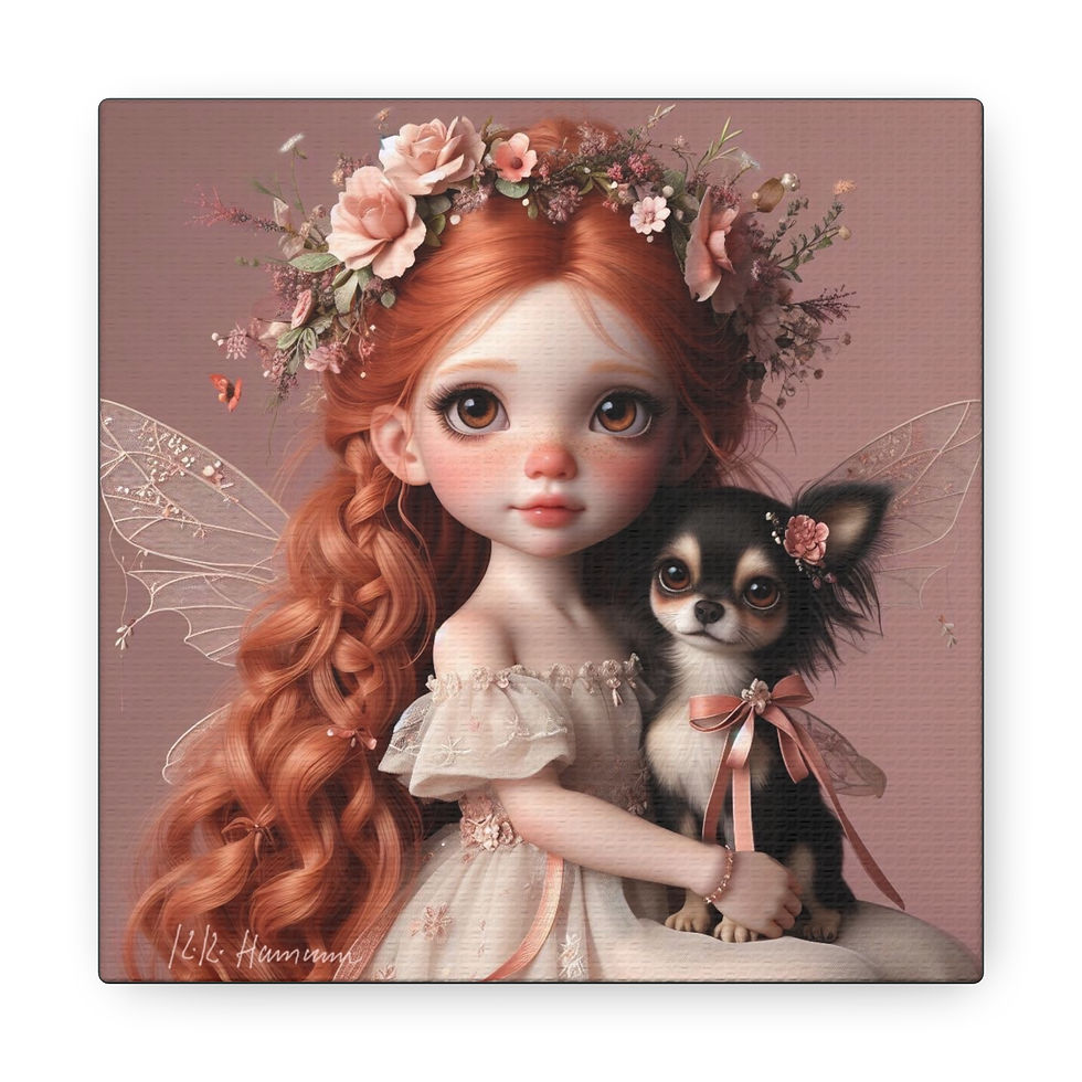 Thumbnail: Chihuahua 4 - Canvas Print - Gallery Style -  Fairy Tails