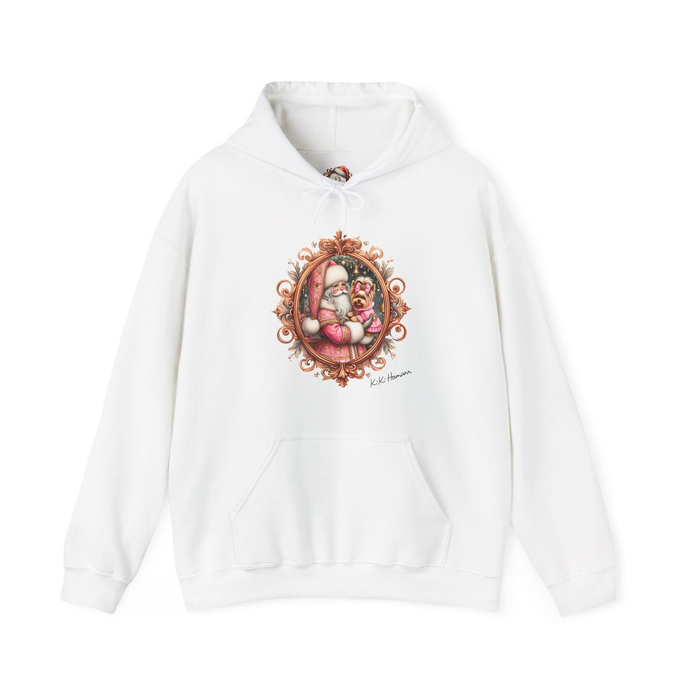 Yorkie "I believe"  Heavy Blend™ Hooded Sweatshirt