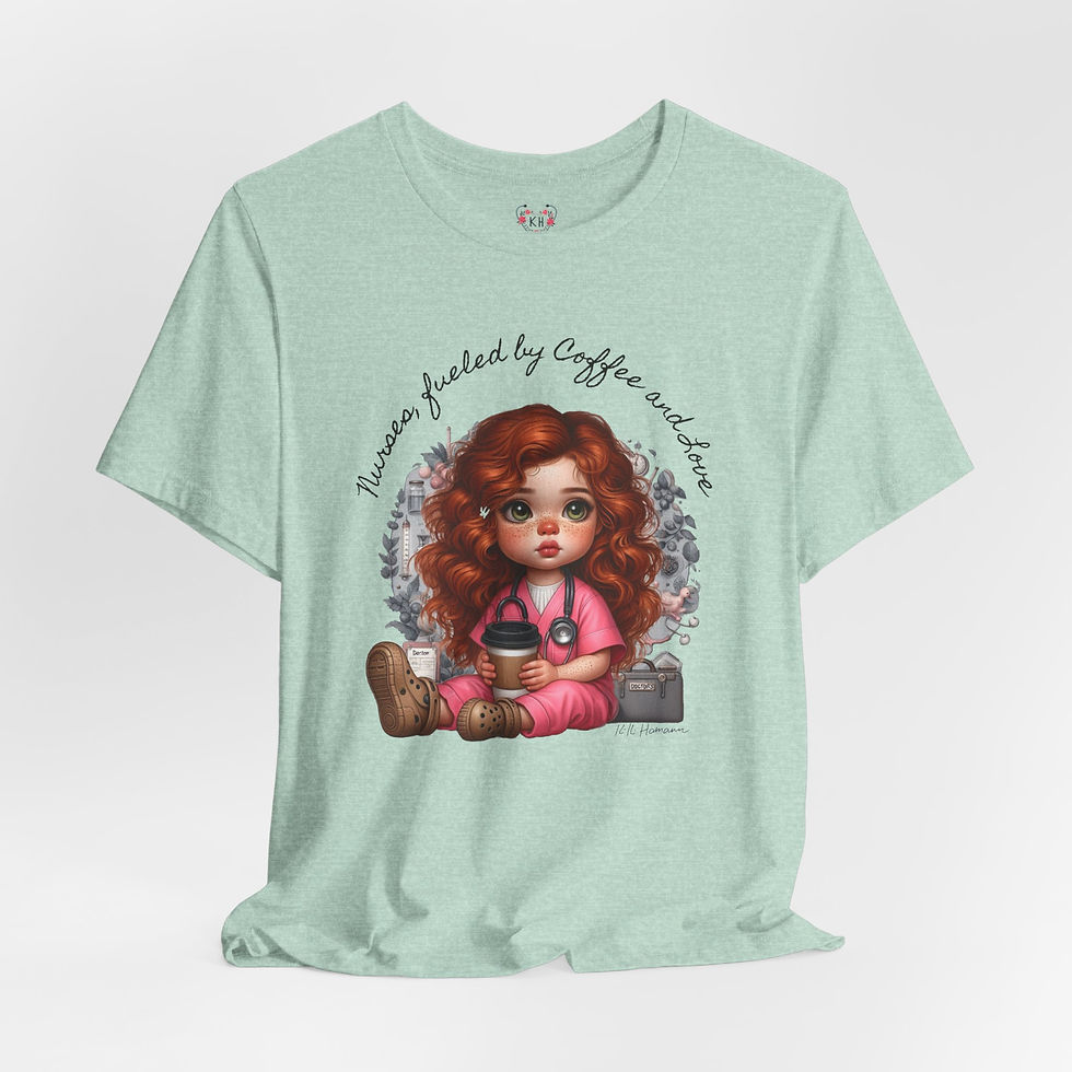 Thumbnail: Nurse Brigid "Coffee and Love" Tshirt (Boyfriend Cut)