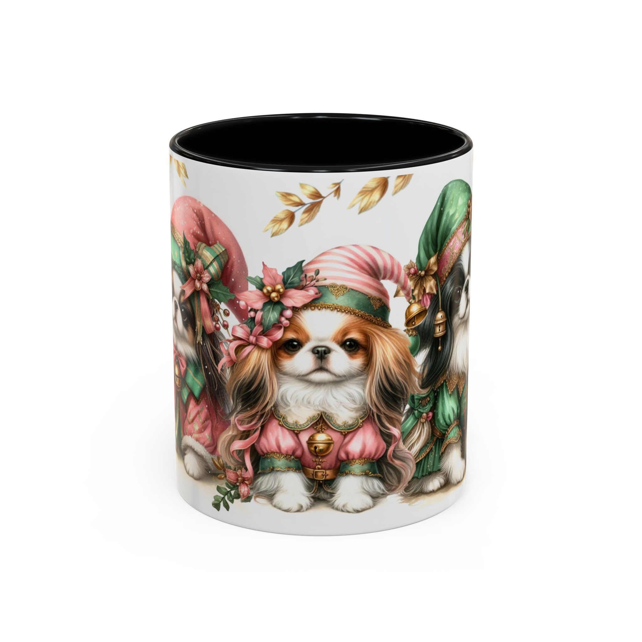 Japanese Chin  "Elves" - Accent Coffee Mug 11 oz