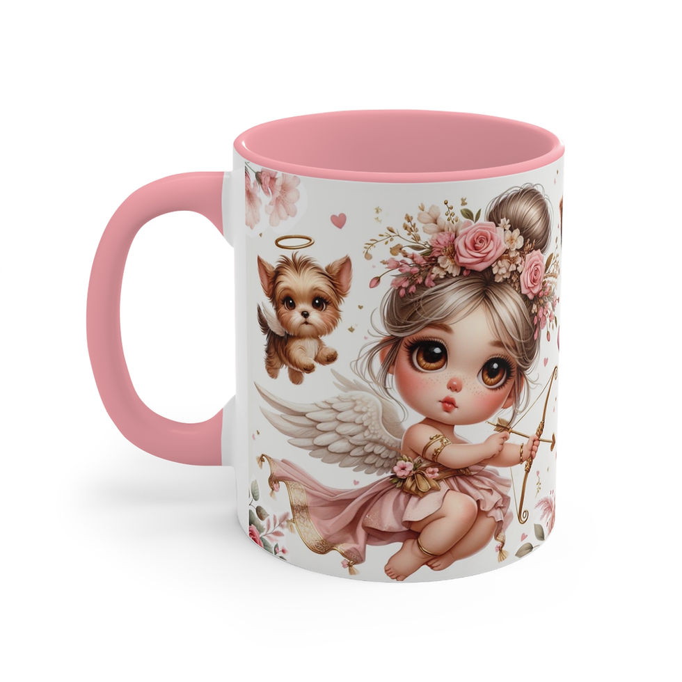 Thumbnail: Yorkie "Cupid Affair"  Art Mug 