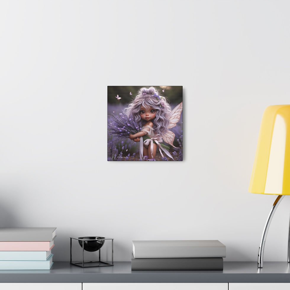 Thumbnail: Lavender 1 - Canvas Print - Gallery Style -  Flower Fairies