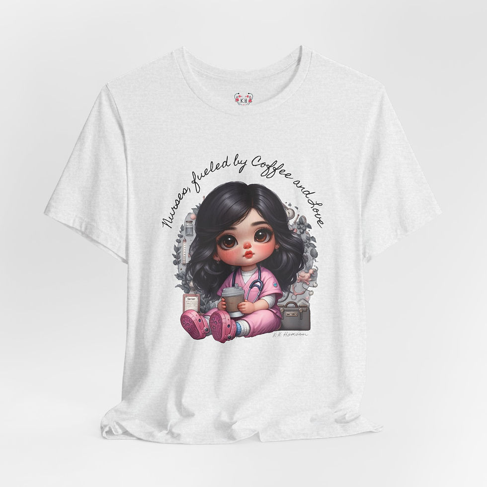 Thumbnail: Nurse Jade"Coffee and Love" Tshirt (Boyfriend Cut)