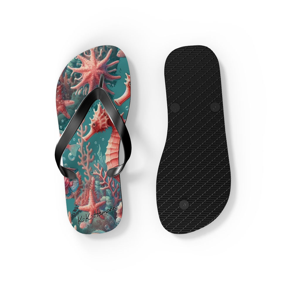 Thumbnail: SeaHorses  Flip Flops "Imaginary Ocean"