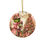 Thumbnail: Japanese Chin "Grinch", ceramic circle ornament