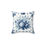 Thumbnail: Yorkie "Blues"  -Faux Suede Square Pillow 14 x 14" - Toile de Jouy