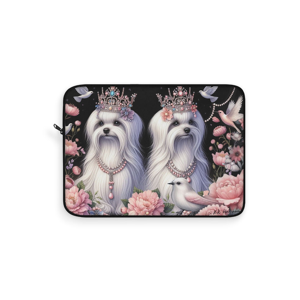 Thumbnail: Maltese "The Royals" Laptop Sleeve available in 3 sizes