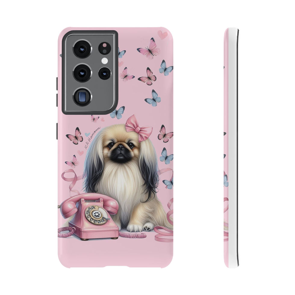 Thumbnail: Samsung Pekingese   Pink Phone Tough Cases