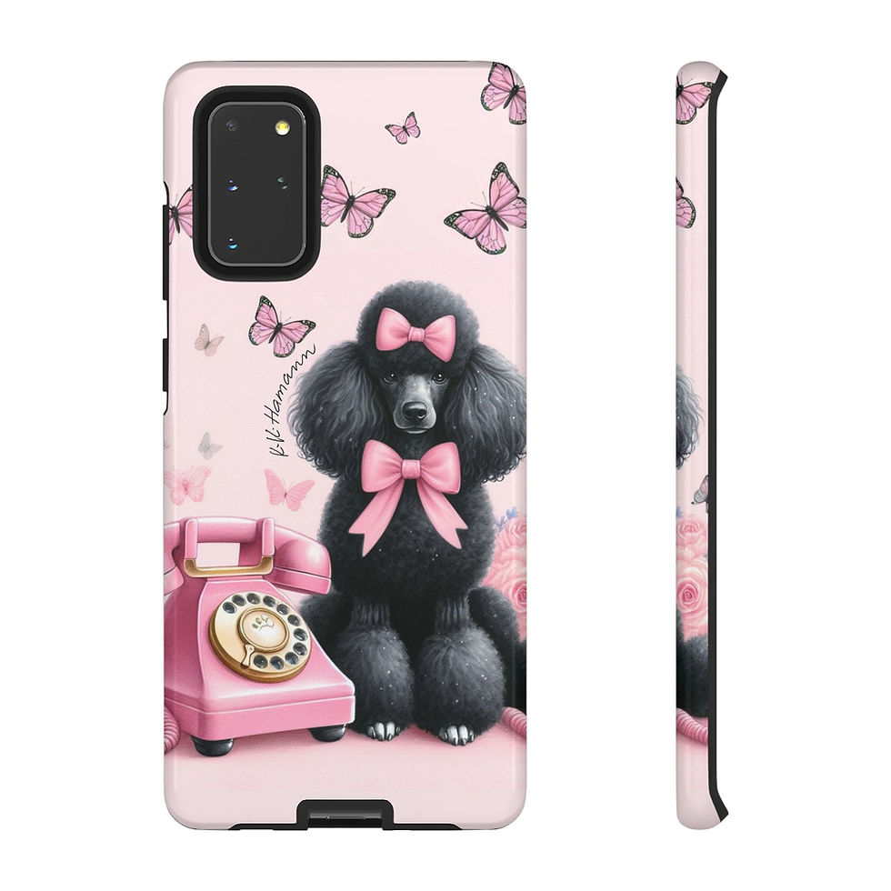 Thumbnail: Samsung Poodle  Pink Phone Tough Cases