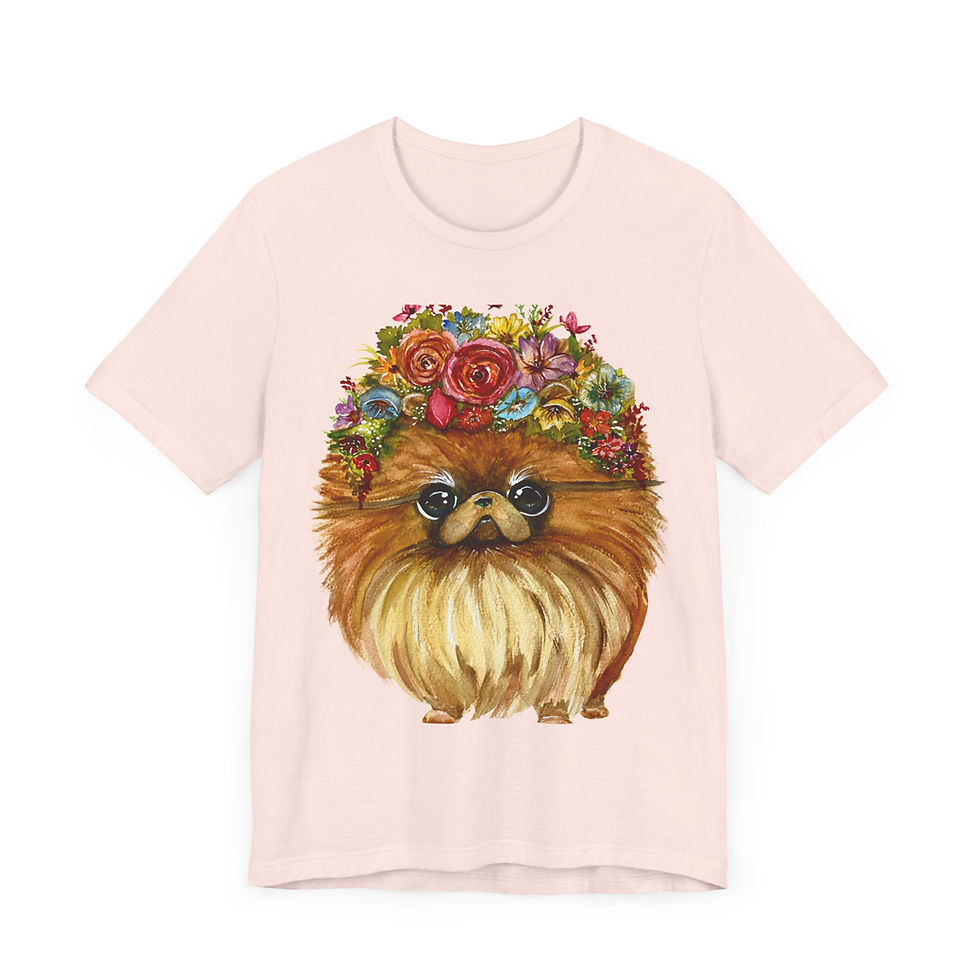 Thumbnail: Pom Pom ART tshirt -  Short Sleeve Tee