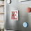 Thumbnail: Yorkie Letter E -  2" Porcelain Magnet, Square