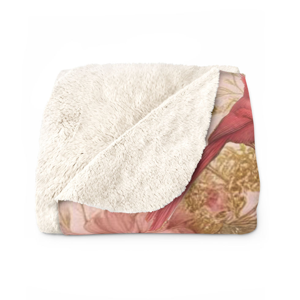 Thumbnail: Pomeranian (White)  - "Elves  -Sherpa Blanket - Super Soft