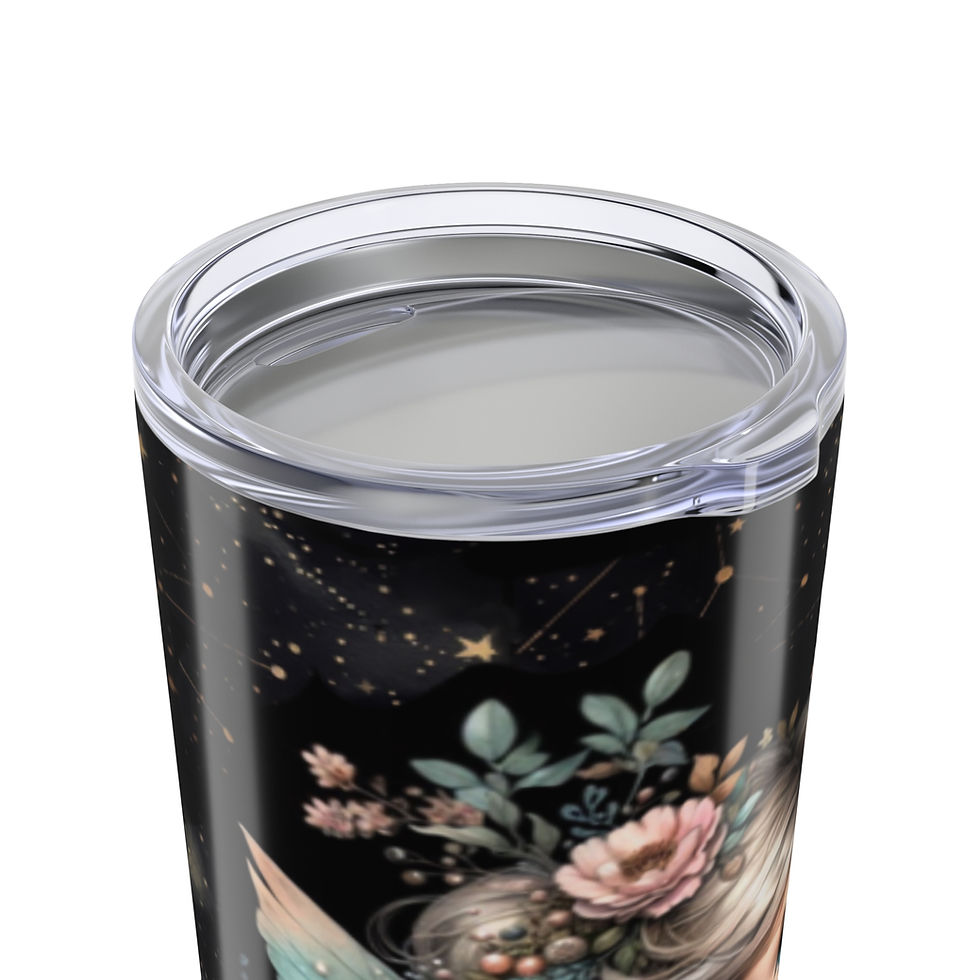 Thumbnail: Pisces Zodiac Fairy Serenity Tumbler Collection